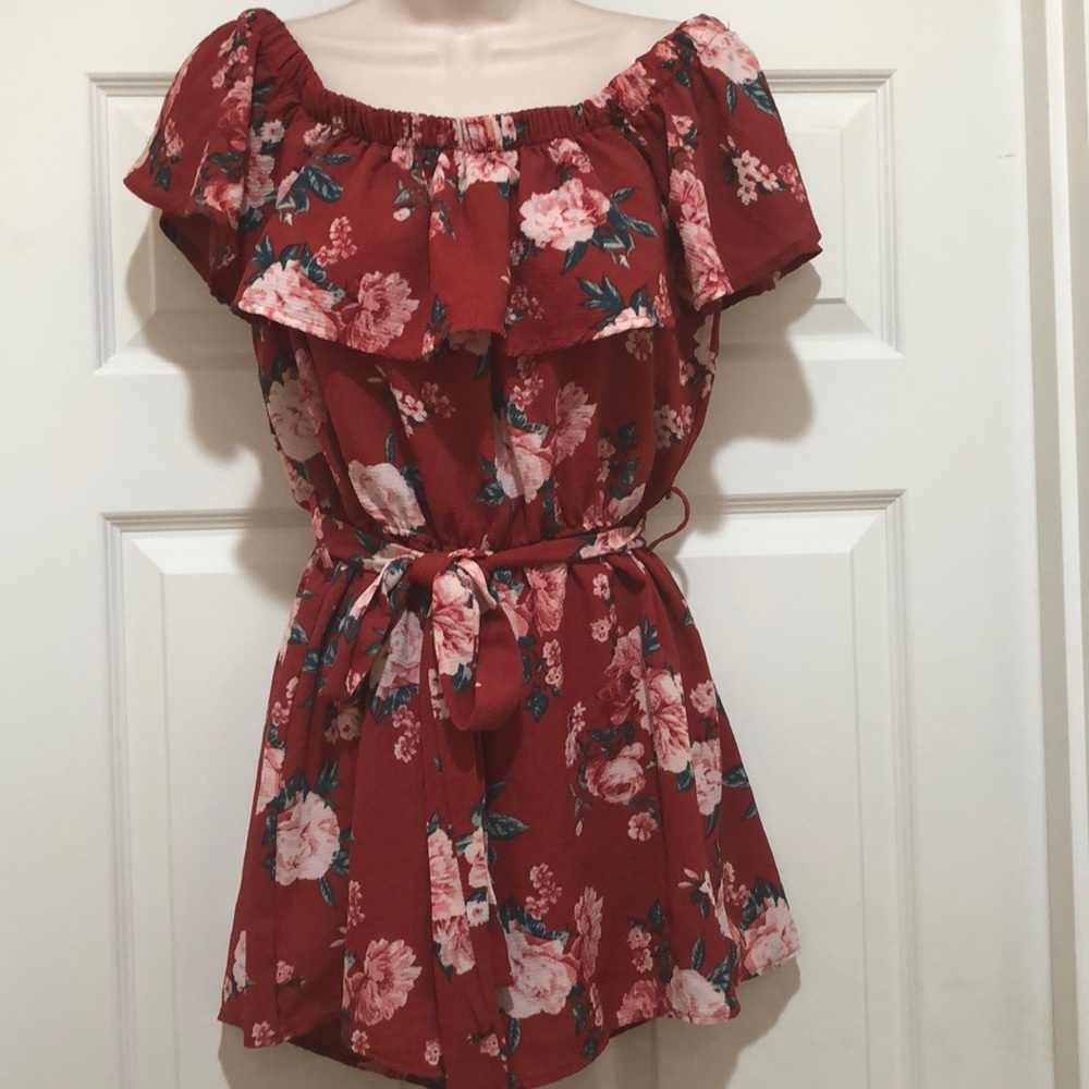 NWOT Justify Romper Size L